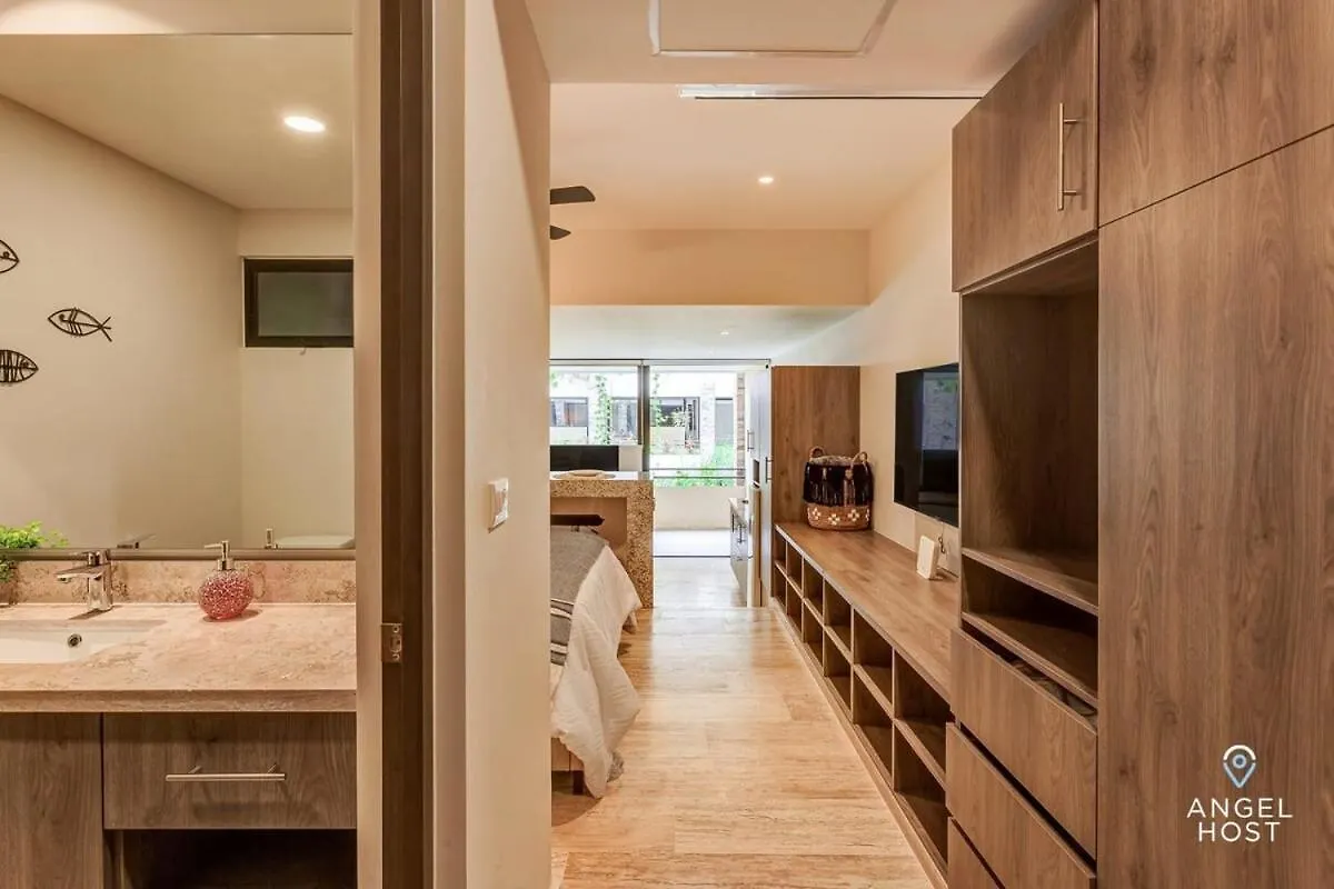 Chic Studio Roof Pool Gym Near 5Th & Beach Playa del Carmen