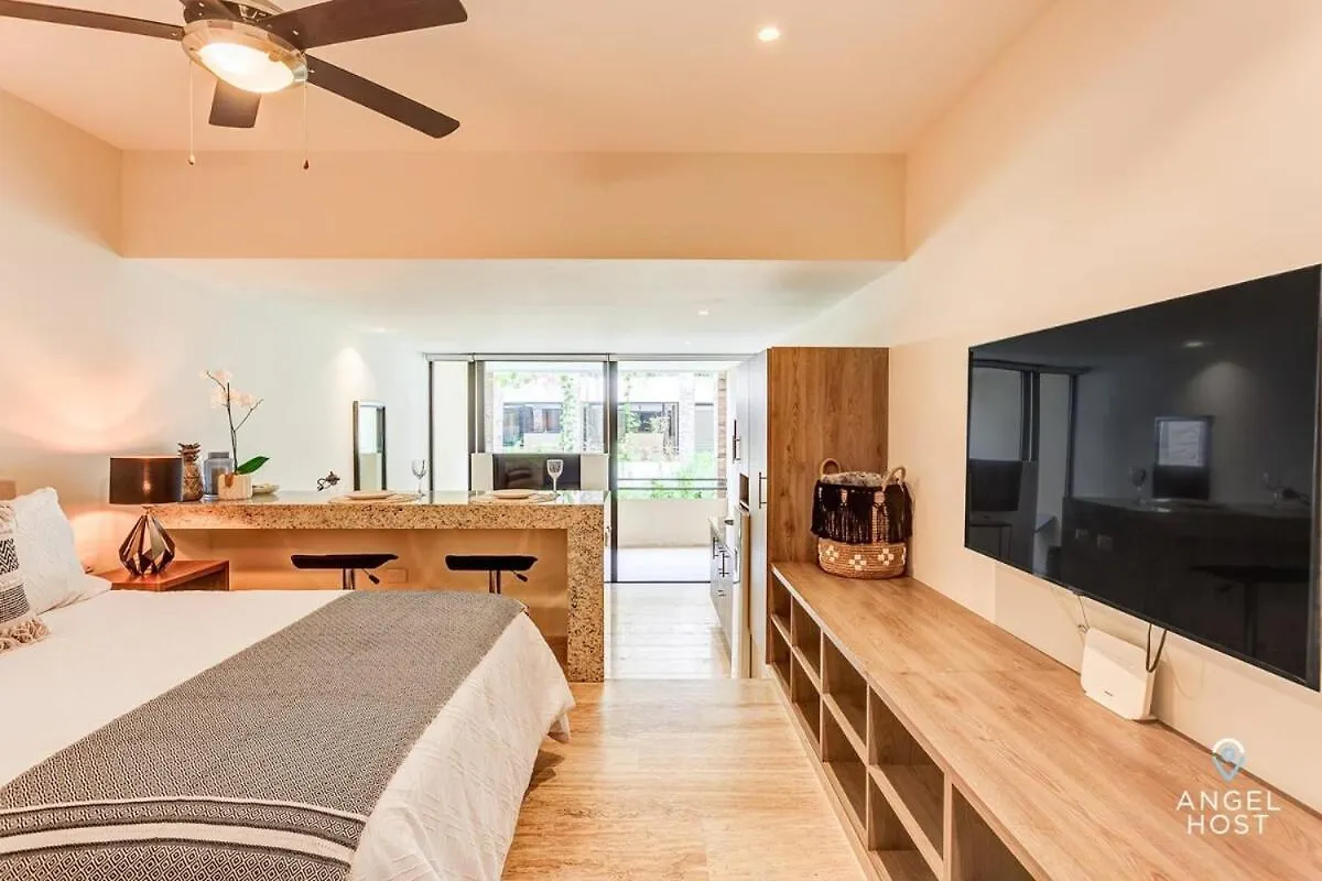 Apartment Chic Studio Roof Pool Gym Near 5Th & Beach Playa del Carmen